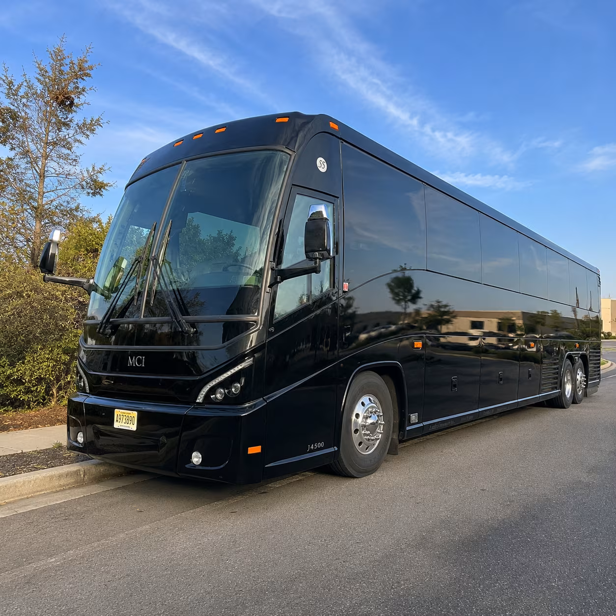 charter buses for change of command ceremonies and military retirement events