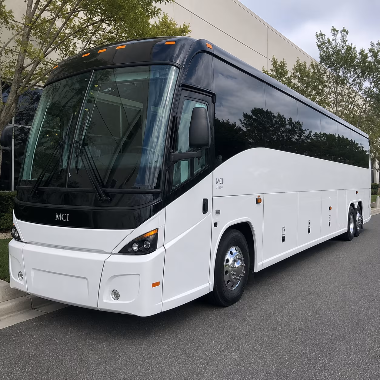 corpus christi charter bus services exterior